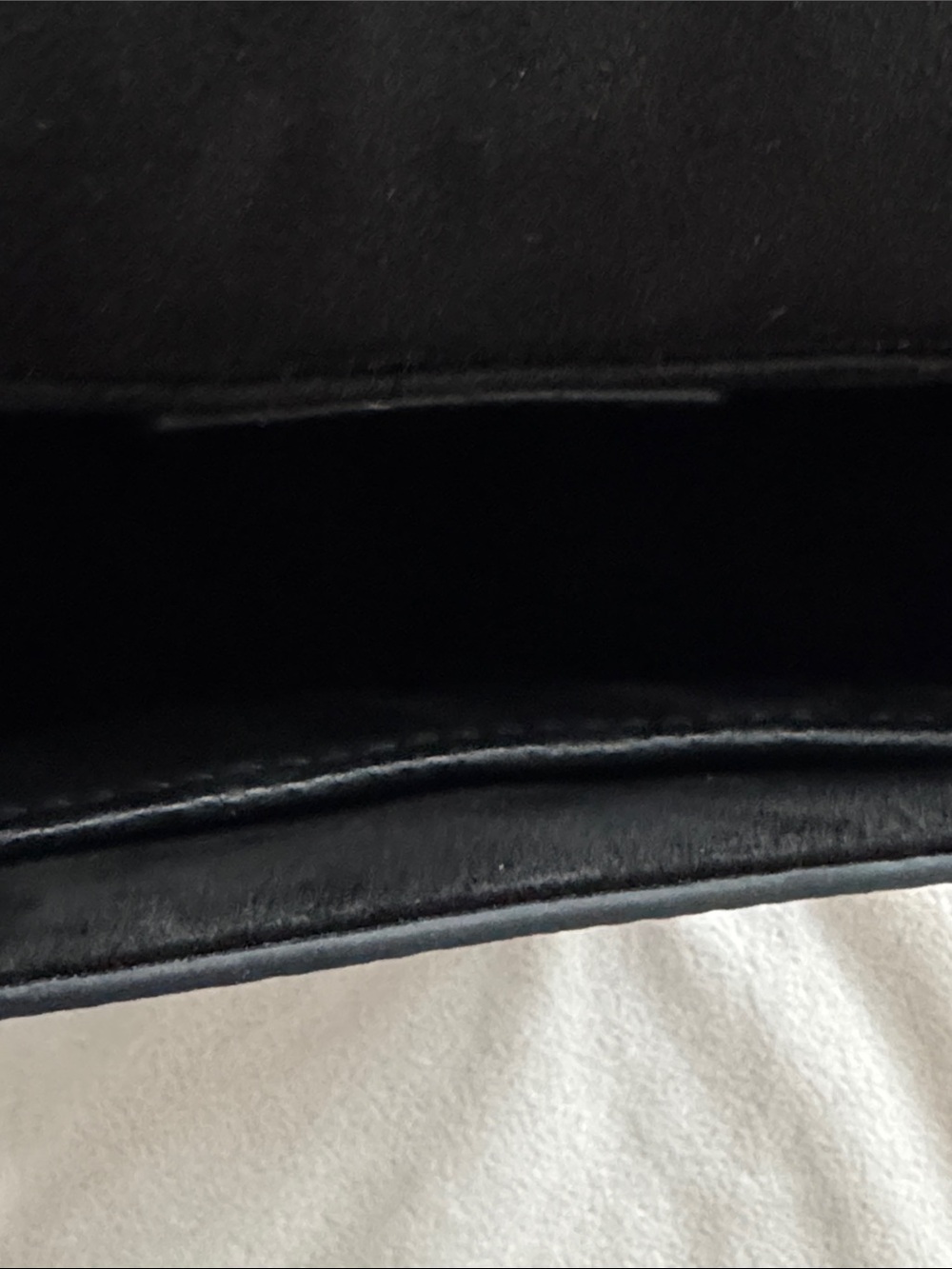 Bandolier Black Pebbled Leather Crossbody Bag - Picture 7 of 9